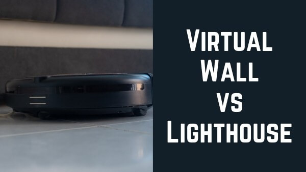 Comparison Roomba Lighthouse VS Virtual Wall | Setting IT